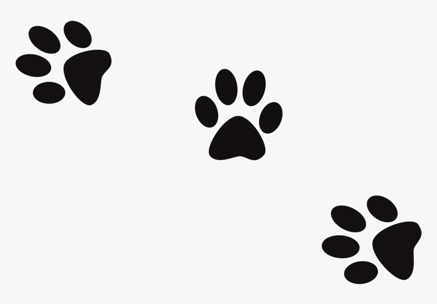 Dog Cat Paw Footprint Clip Art - Cat Paw Print Clipart Png, Transparent Png, Free Download