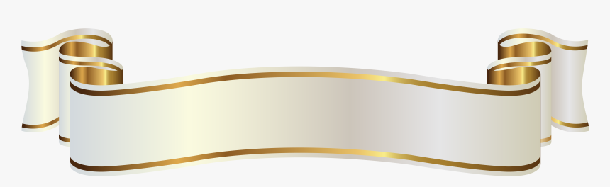 Ribbon Banner Gold Png, Transparent Png, Free Download