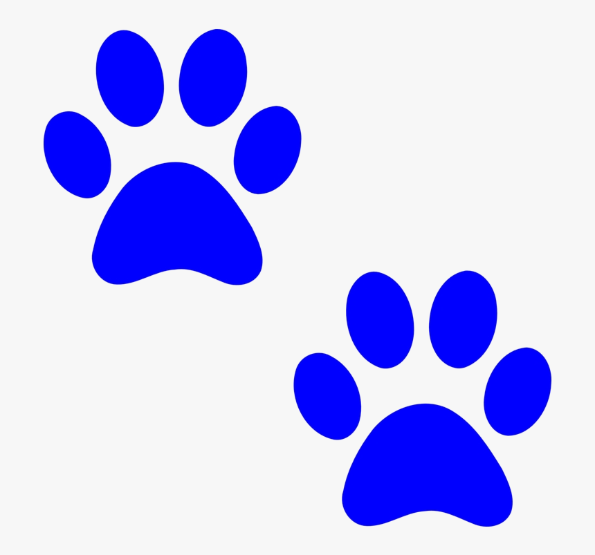 Paw Prints, Dog, Paw, Print, Cat, Foot, Pet, Footprint - Purple Puppy Paw Print, HD Png Download, Free Download