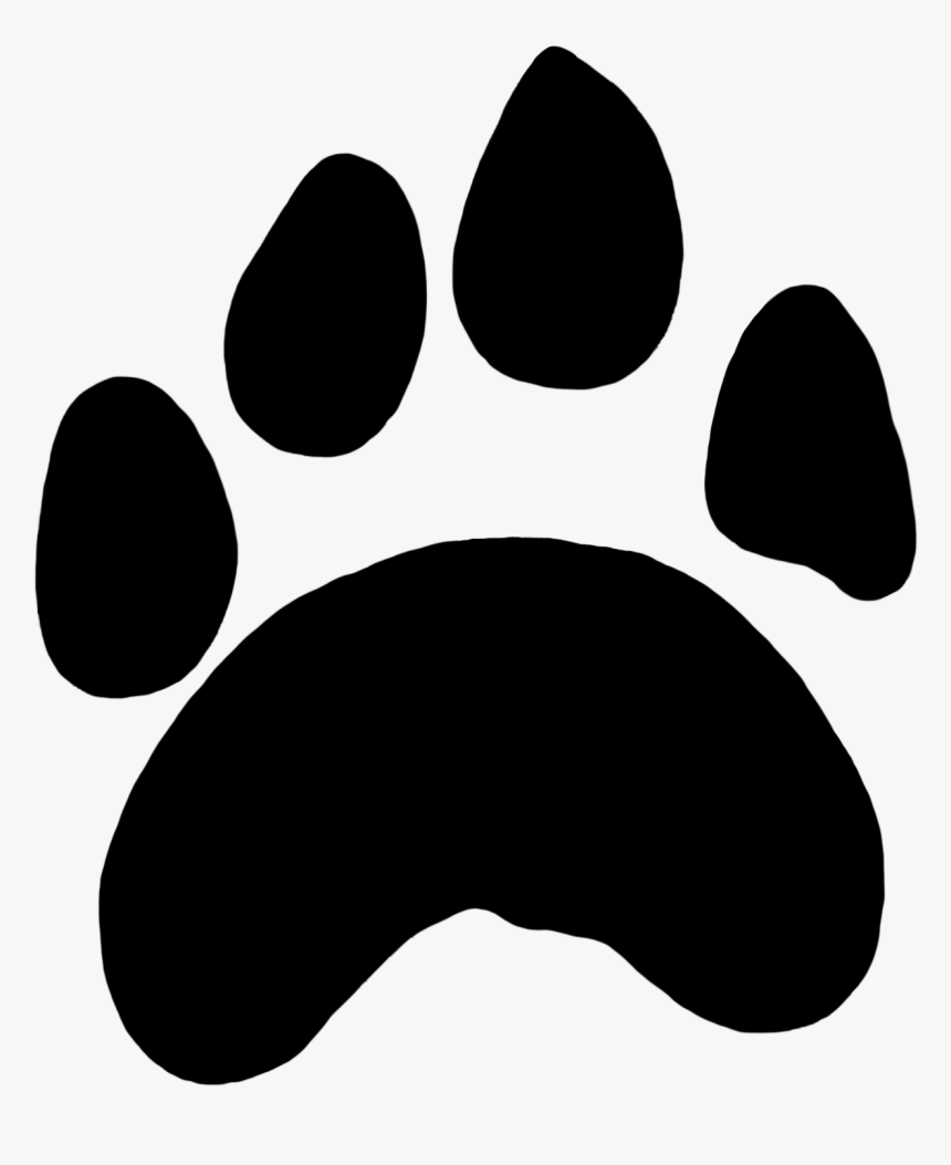 Paw Prints Clipart Tiger Paw - Tiger Paw Print Png, Transparent Png, Free Download