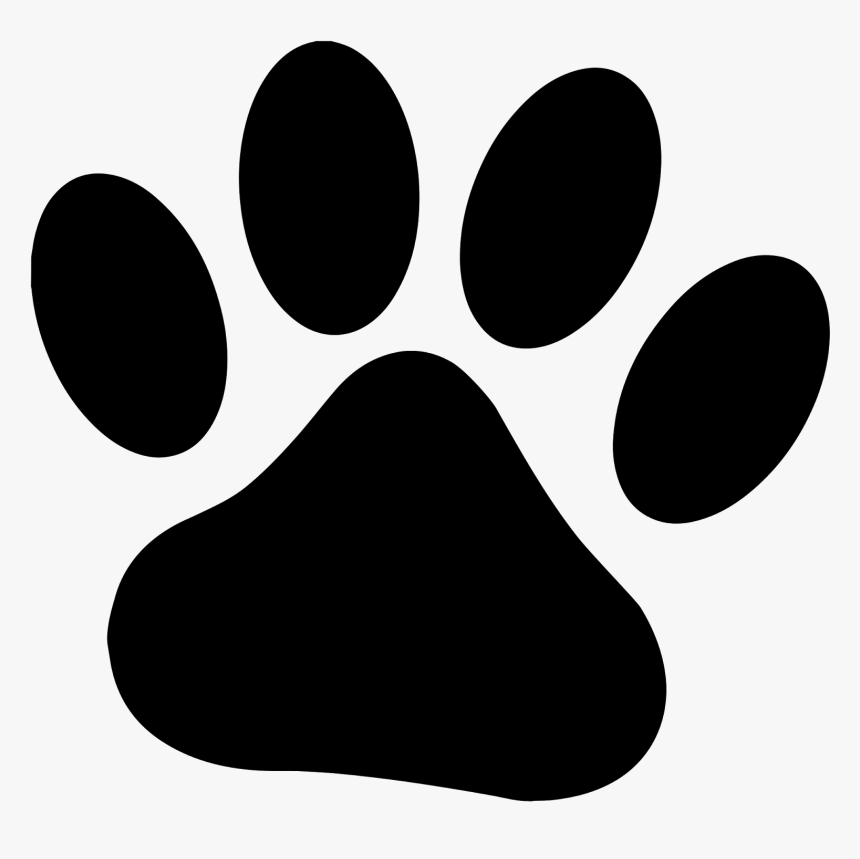 Dog Paw Cougar Drawing Clip Art - Paw Png, Transparent Png, Free Download