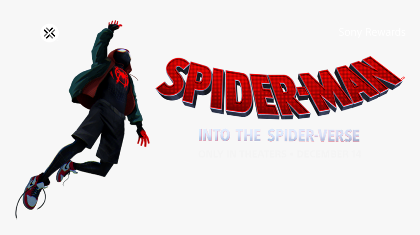 Font,fictional Character,street Dance,logo,hip-hop - Spiderman Into The Spider Verse Png, Transparent Png, Free Download