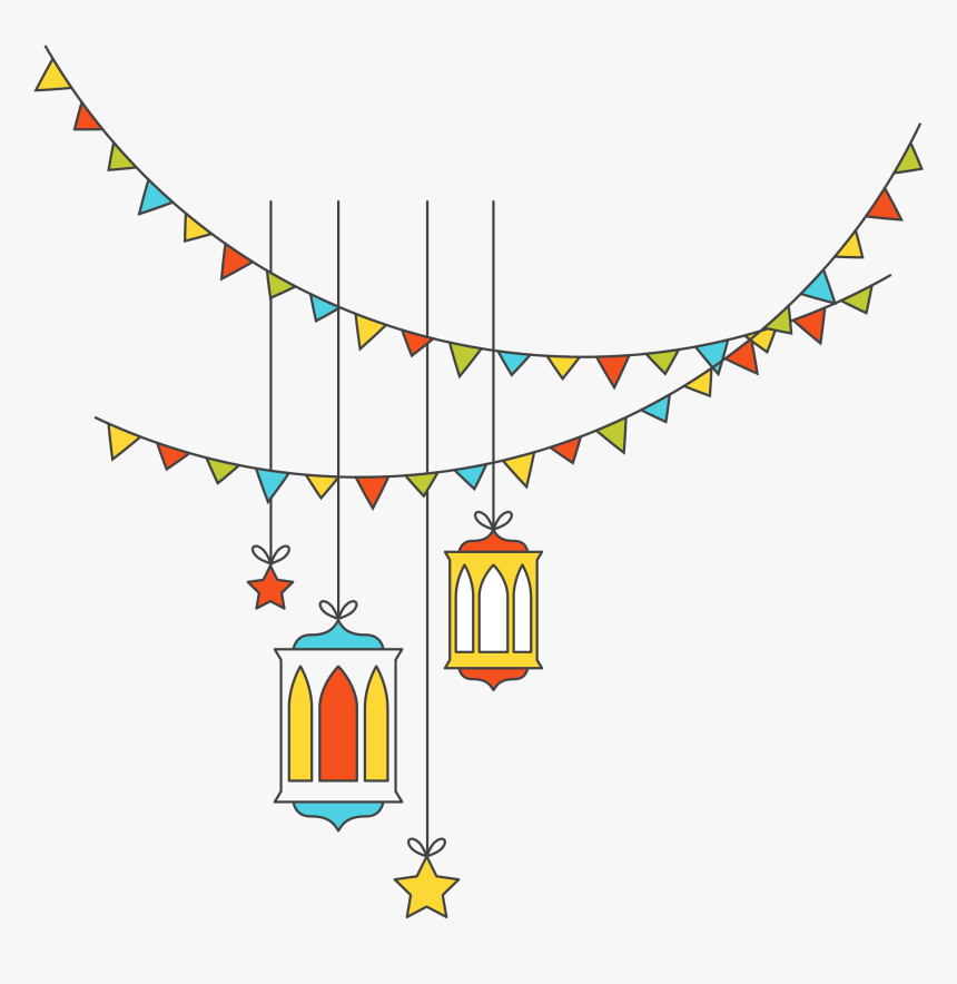 Decorative Flat Islamic Festival Light Lights Vector - Festival Of Lights Clipart, HD Png Download, Free Download