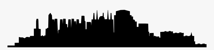 Drawing Cityscape Perspective Transparent Png Clipart - City Skyline Silhouette Logo, Png Download, Free Download