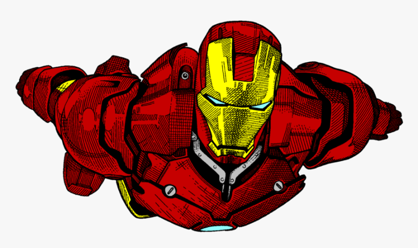 Iron Man Sketch By - Iron Man Drawing Colour, HD Png Download, Free Download