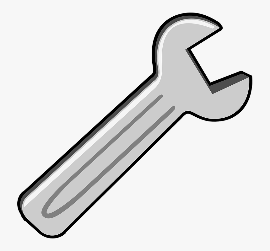 Wrench, Tool, Grey, Mechanic, Handyman - Wrench Clipart, HD Png Download, Free Download