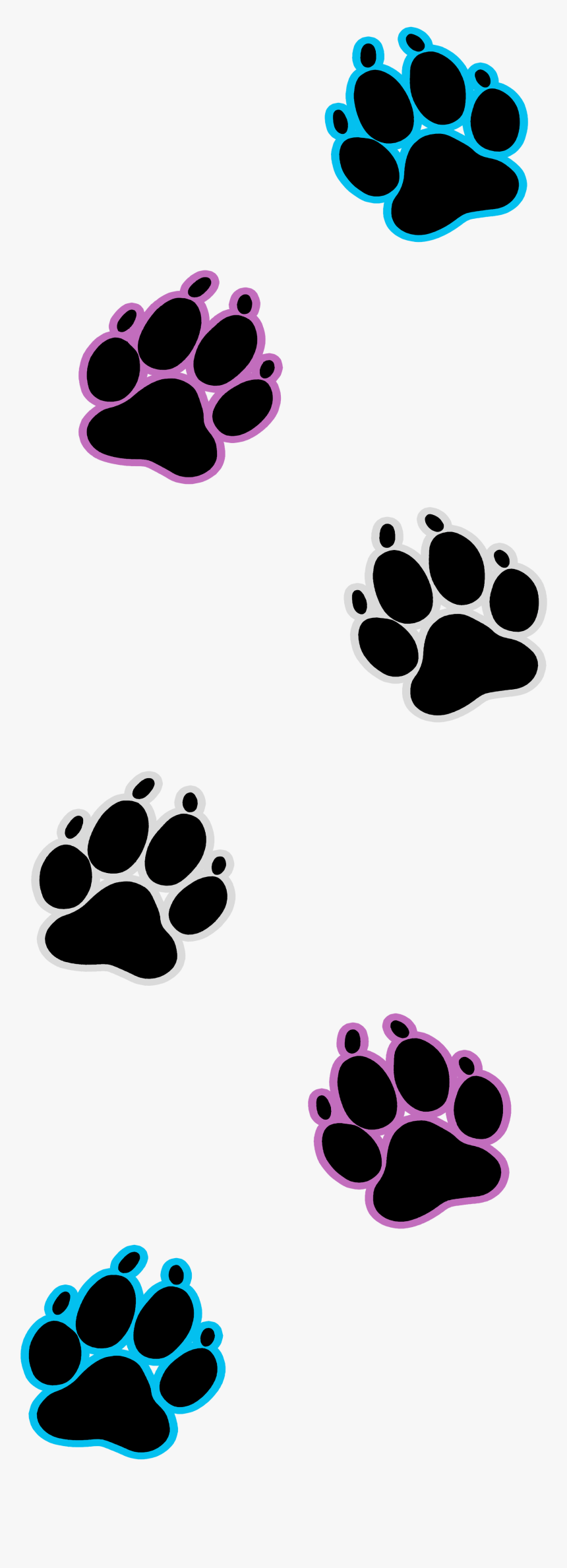 bejdsemiddel bogstaveligt talt Den anden dag Dog Paw Prints Png - Transparent Background Heart Paw Print, Png Download -  kindpng