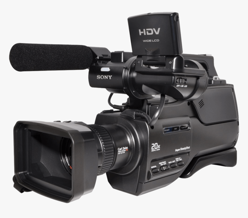 Hdv Sony Video Camera - Video Camera Png, Transparent Png, Free Download