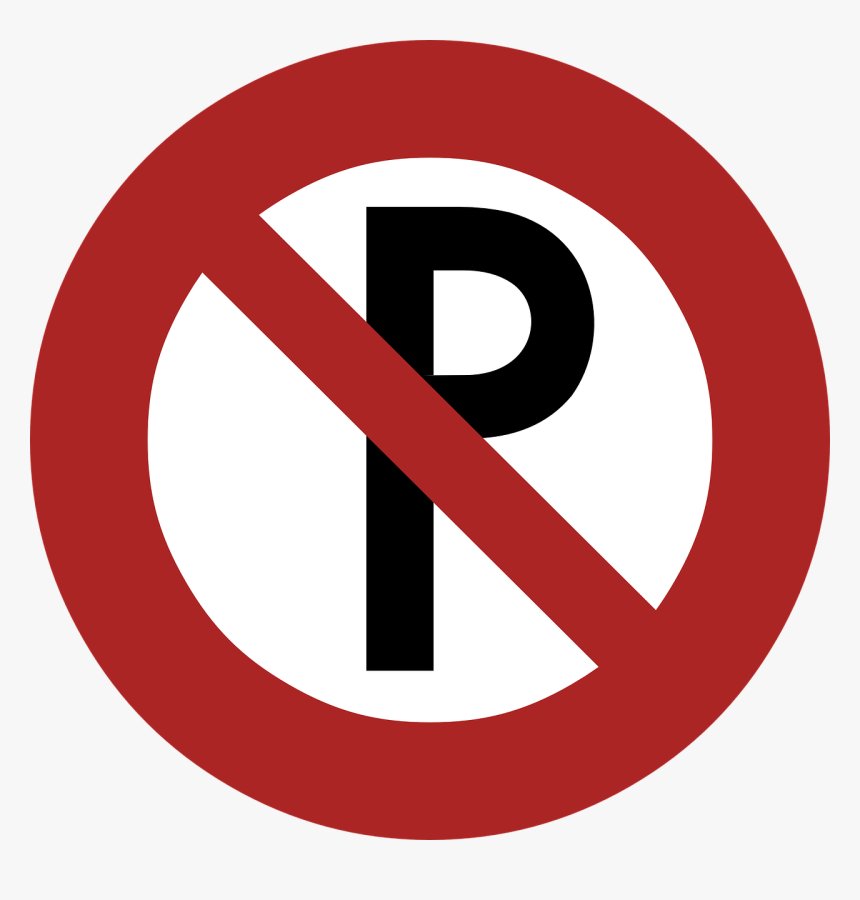 No Parking Road Sign - Traffic Signs For Drawing, HD Png Download, Free Download