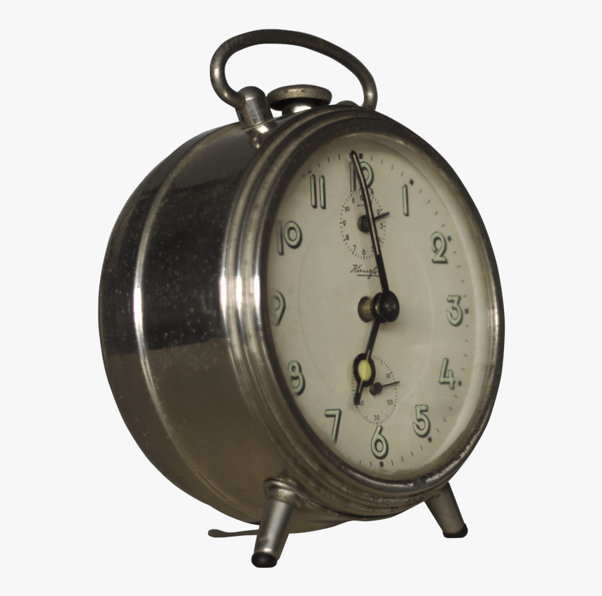 Despertador De Plata De Epoca - Vintage Alarm Clock Png, Transparent Png, Free Download