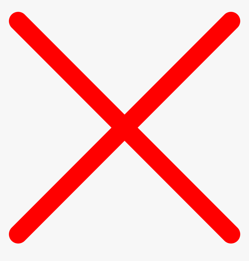 Red Cross Png File - Red X, Transparent Png, Free Download