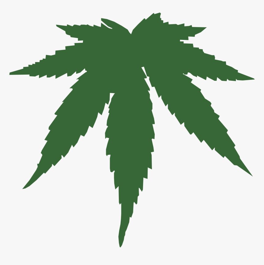 Marijuana Leaf Clip Art - Cannabis Leaf Clipart, HD Png Download, Free Download