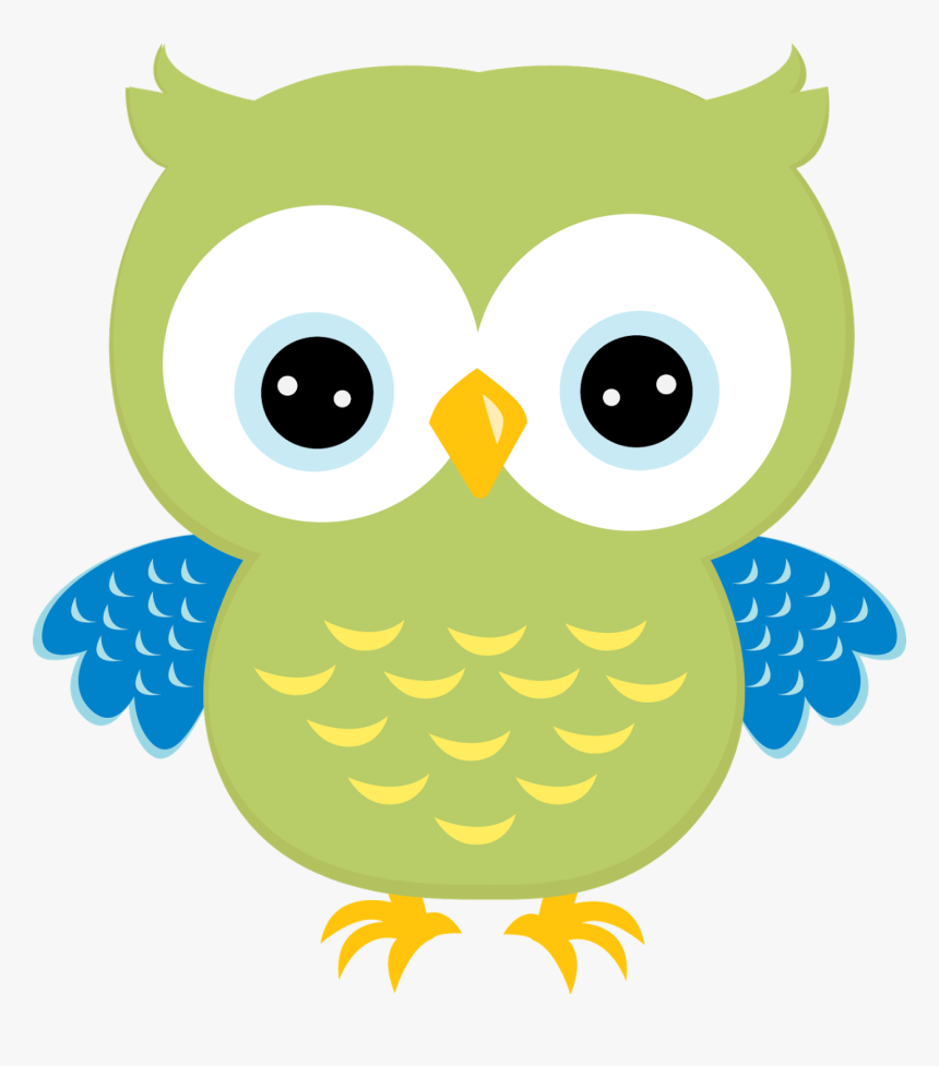 Transparent Owl Face Png - Green Owl Clip Art, Png Download, Free Download