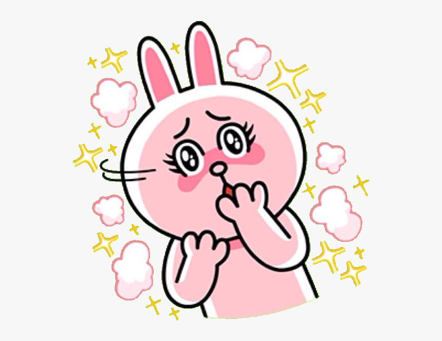 Line Sticker Line Sticker - Cony Line Sticker Png, Transparent Png, Free Download