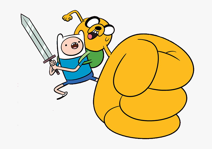 Finn The Human - Finn The Human And Jake The Dog, HD Png Download is free t...