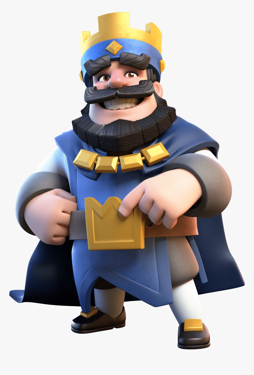 Clash Royale Blue King - Clash Royale Characters Png, Transparent Png, Free Download