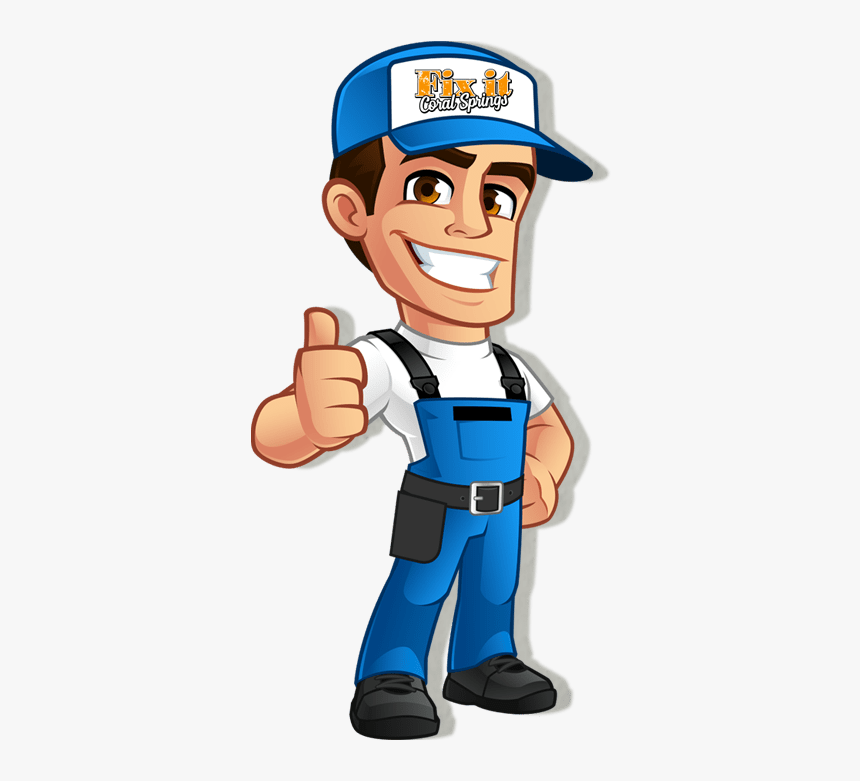 Coral Springs Handyman - Electrician Cartoon, HD Png Download, Free Download