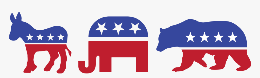 Republican Party Logo Png Download - Republican And Democrat Signs, Transparent Png, Free Download