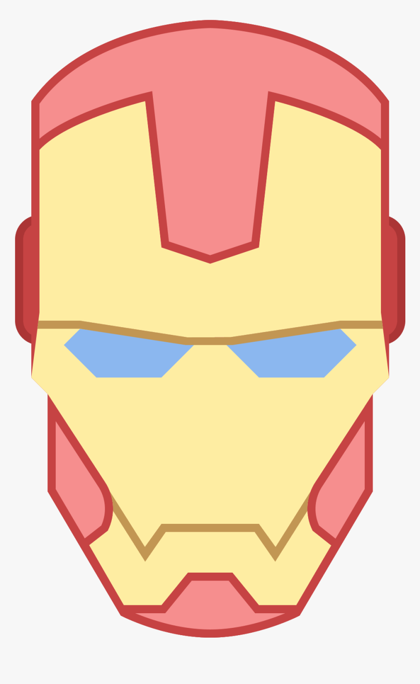 Spiderman Clipart Iron Man - Iron Man Clipart Face, HD Png Download, Free Download