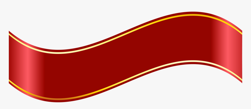 Red Banner Picture - Red Ribbon Strip Png, Transparent Png, Free Download