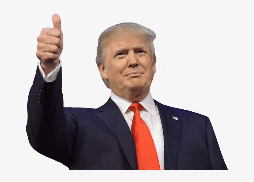 Donald Trump Thumb Up - Donald Trump Png, Transparent Png, Free Download