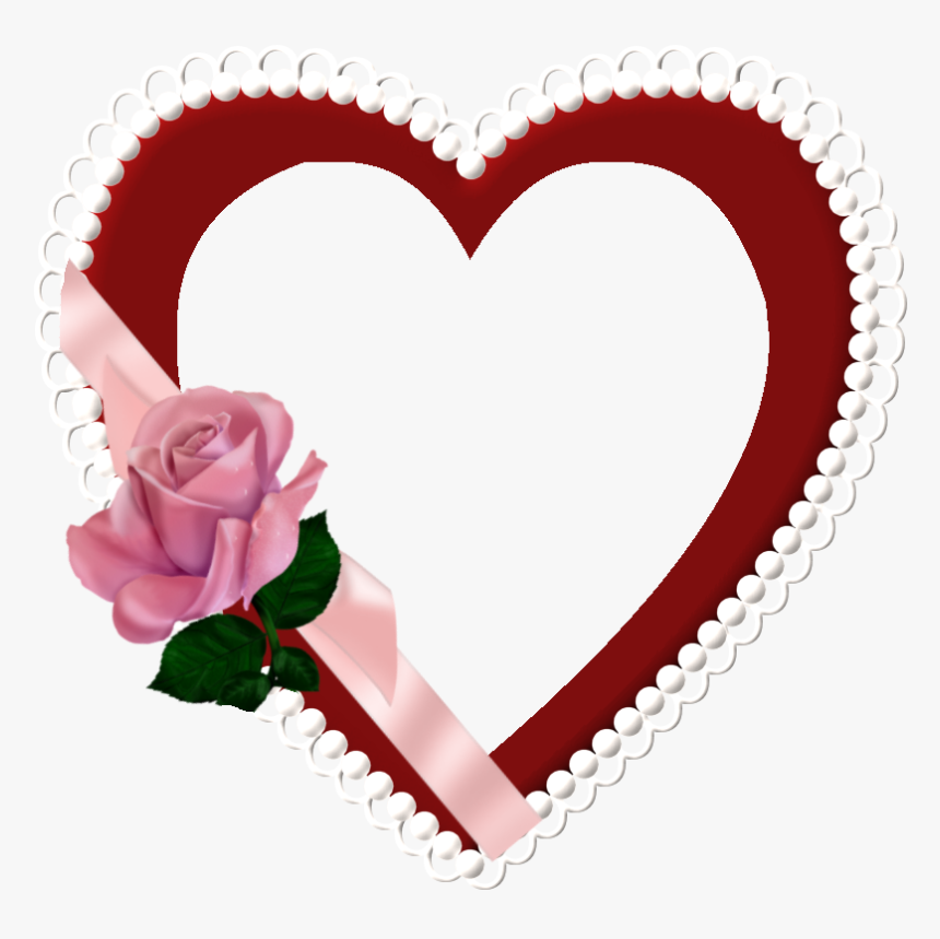 Frame Heart Png - Garden Roses, Transparent Png, Free Download