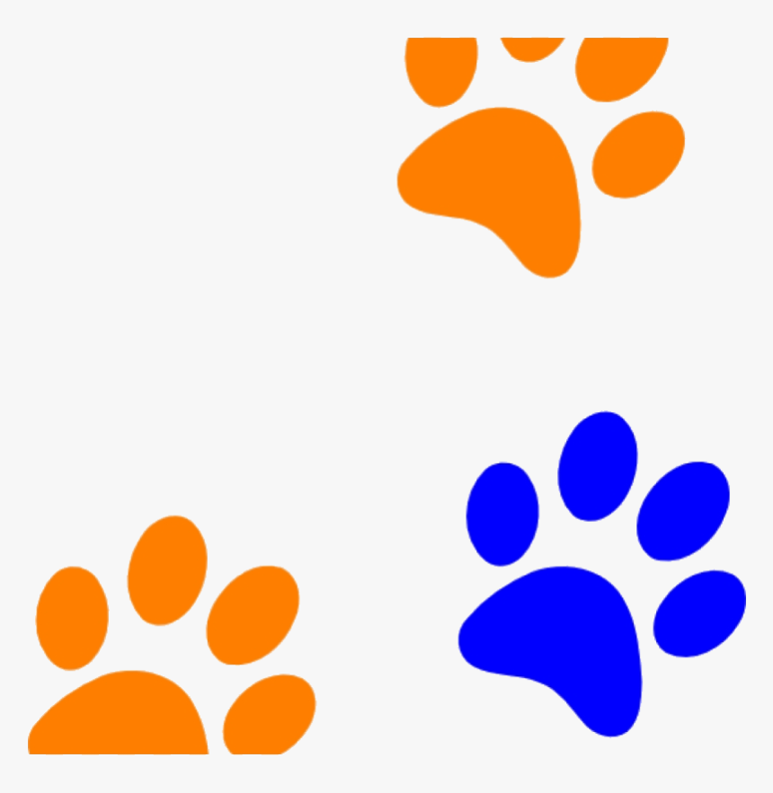Paw Print Orange Clip Art Clipart At Getdrawings Dog - Happy Birthday From The Pets, HD Png Download, Free Download