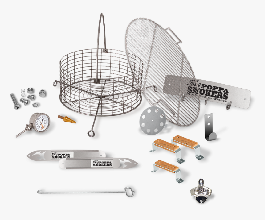 Big Poppa"s Diy Drum Smoker Kit - Propeller, HD Png Download, Free Download