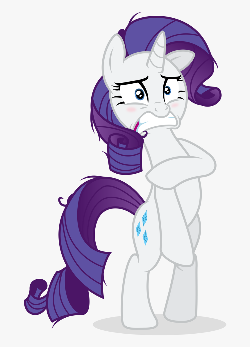 Mlp Rarity Embarrassed, HD Png Download, Free Download