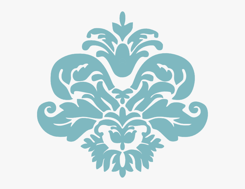Damask Frame Clipart, HD Png Download, Free Download