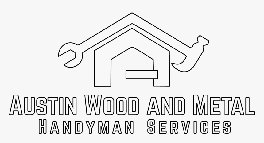 Austin Wood And Metal Handyman Service Logo - Line Art, HD Png Download, Free Download