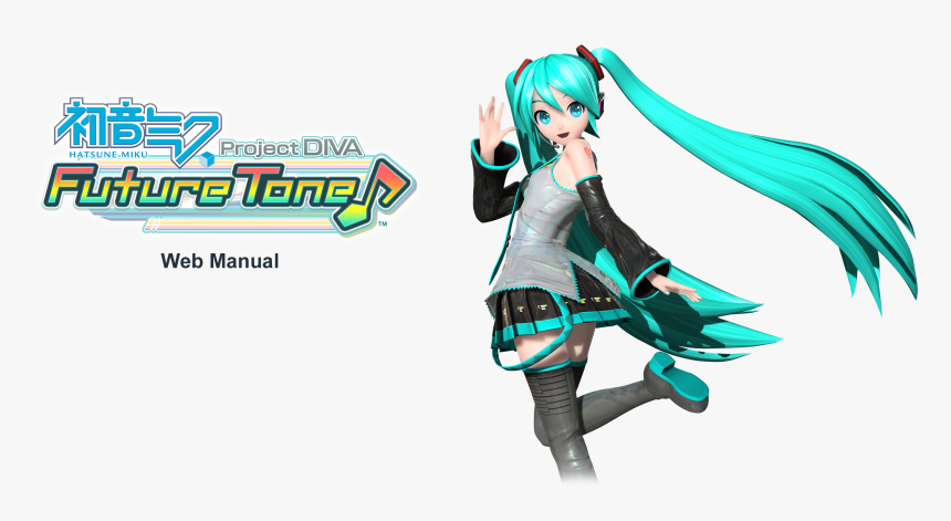 Transparent Manga Tones Png - Hatsune Miku Project Diva Png, Png Download, Free Download