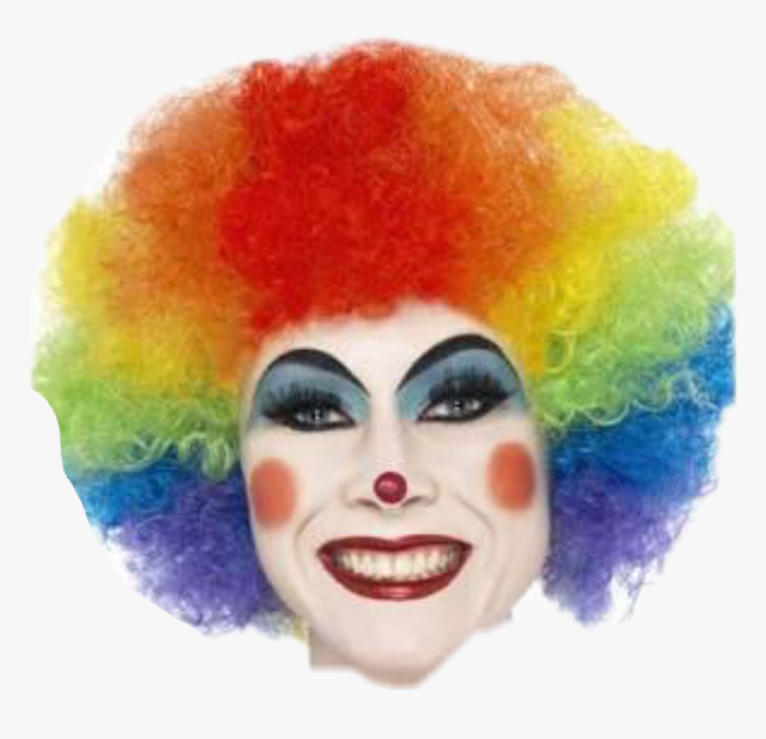 Transparent Clown Wig Png - Multi Coloured Clown Wig, Png Download, Free Download