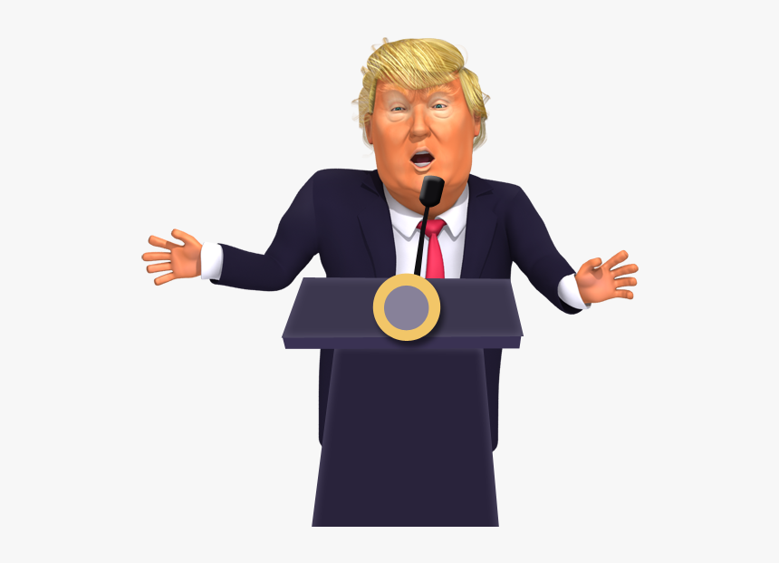 Donald Trump Caricature Png, Transparent Png, Free Download