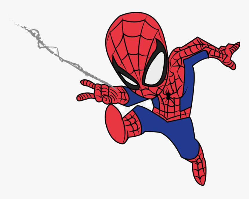 Spiderman Deadpool Clipart Free On Transparent Png - Baby Spider Man Png, Png Download, Free Download