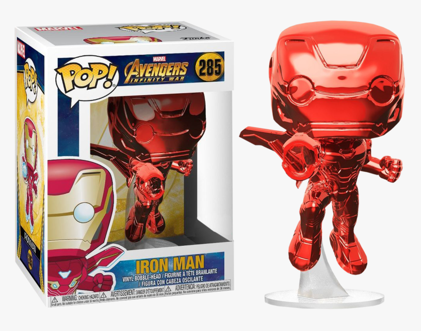 Iron Man Red Chrome Pop, HD Png Download, Free Download