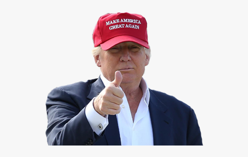 Donald Trump Wearing A Make America Great Again Hat - Donald Trump Wearing Maga Hat, HD Png Download, Free Download