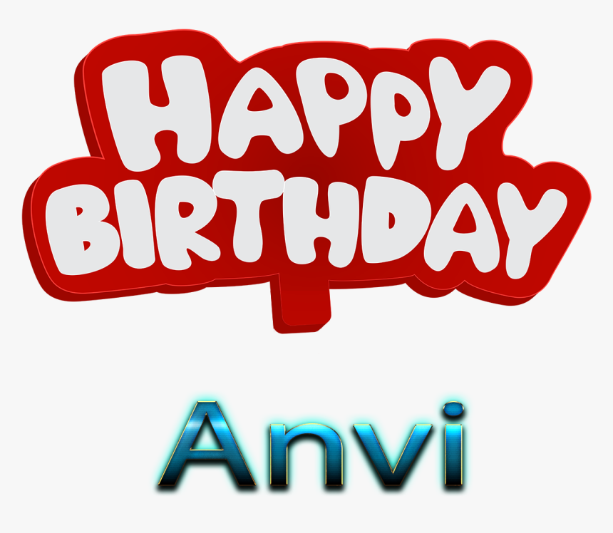 Anvi Love Name Heart Design Png - Happy Birthday Mani Name, Transparent Png, Free Download