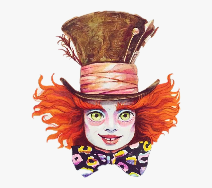 #sombrerero Loco - Cool Drawings About The Mad Hatter, HD Png Download, Free Download