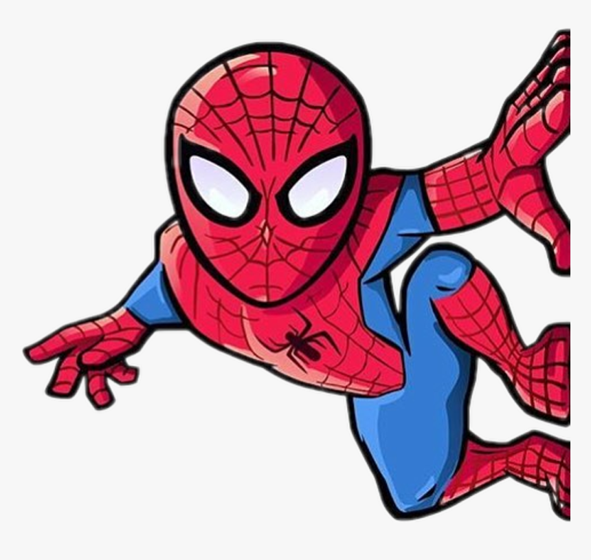 Spiderman Sticker Clipart , Png Download - Spiderman Cartoon Hd Png, Transparent Png, Free Download