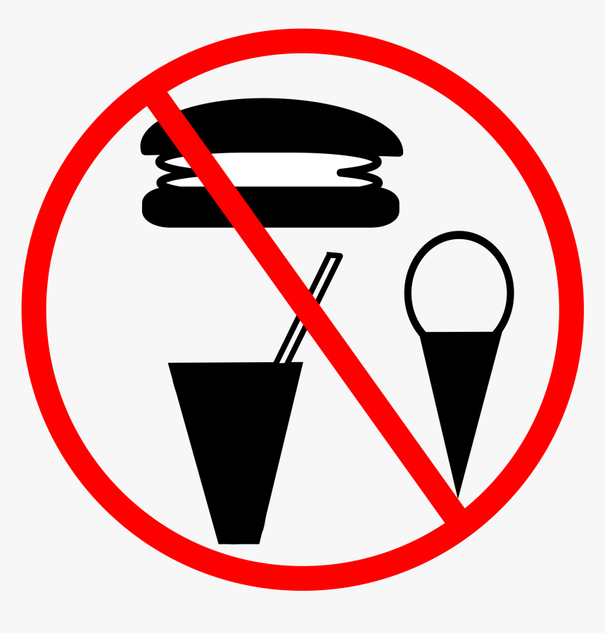 No Food Allowed Svg Clip Arts - Dilarang Membawa Makanan Dan Minuman, HD Png Download, Free Download