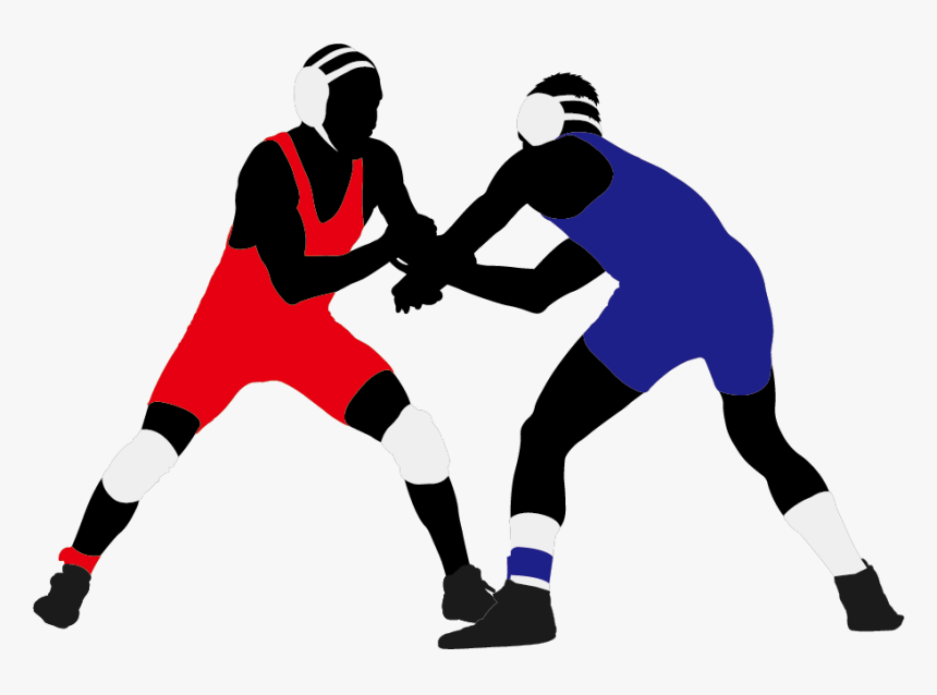 Wrestling Silhouette Illustration - Wrestling Png, Transparent Png, Free Download