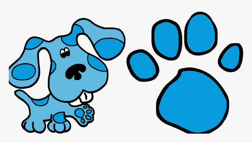 Blue"s Clues Clip Art And Footprint Clipart Png - Blues Clues Coloring Pages, Transparent Png, Free Download