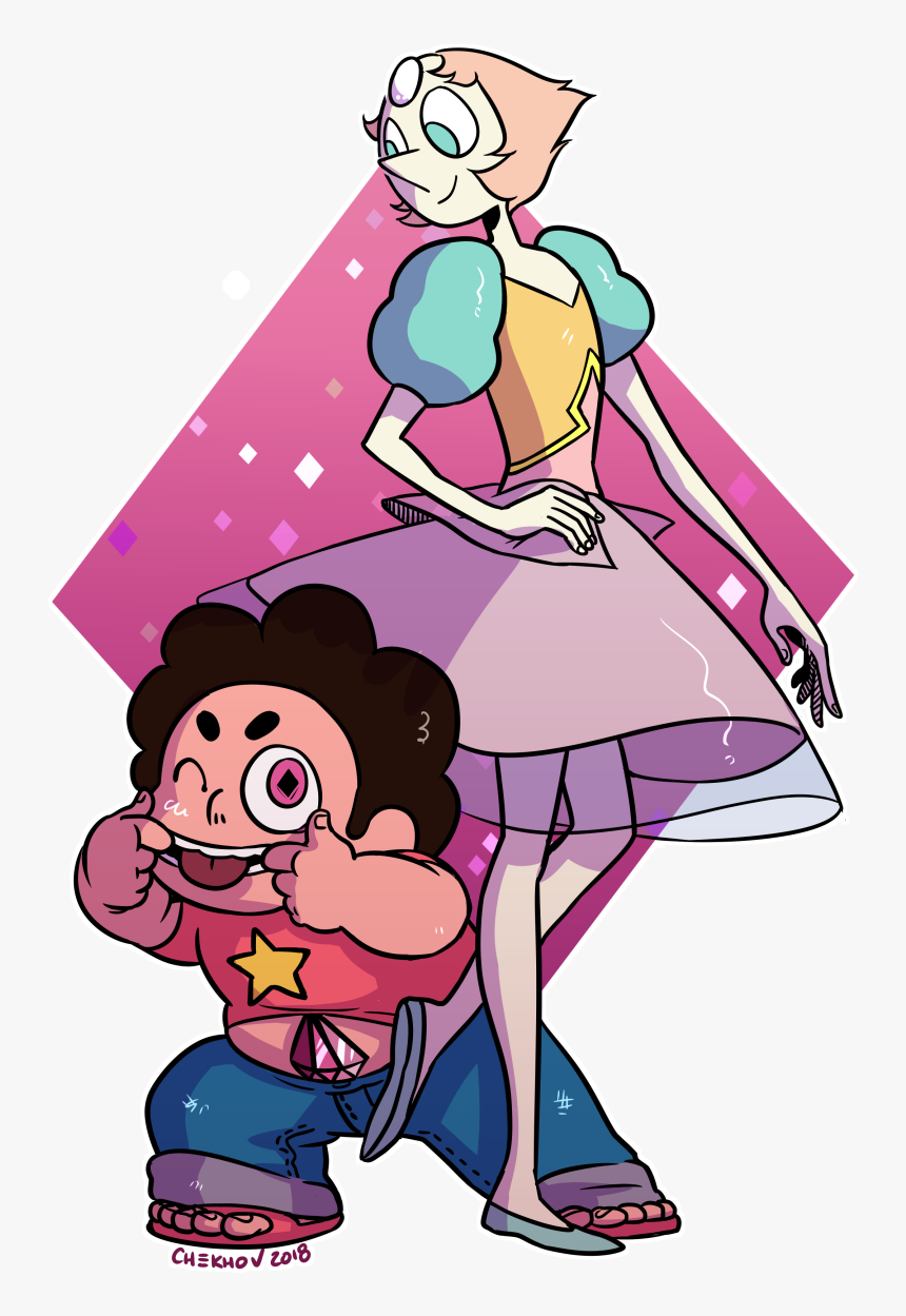 Steven Art,pearl ,su Персонажи,yellow Pearl,blue Pearl,white - Pink Diamond X Blue Diamond, HD Png Download, Free Download