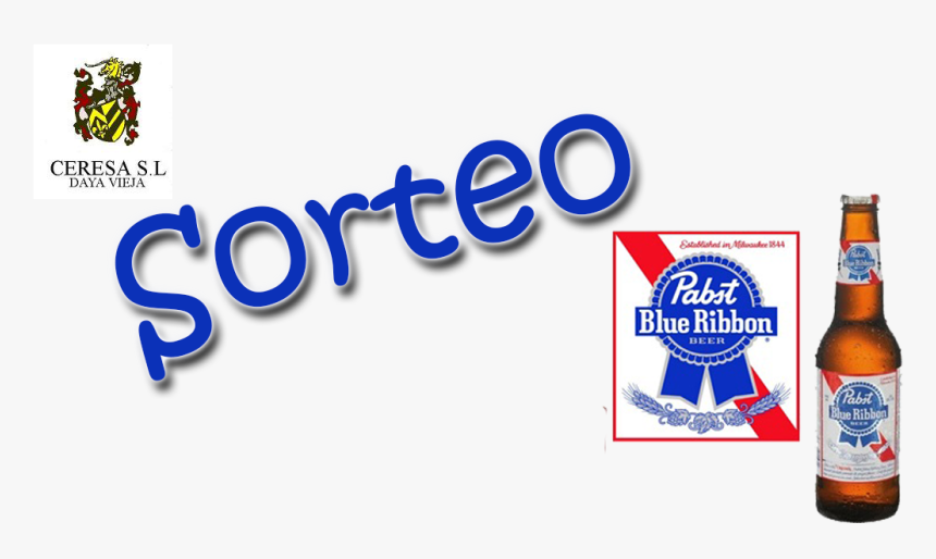 Sorteo Cerveza Pabst Blue Ribbon Caja De 24 Botellines - Pabst Blue Ribbon, HD Png Download, Free Download