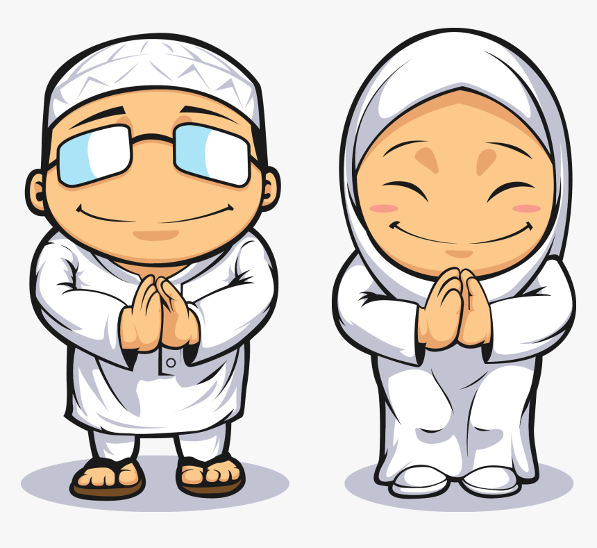 And Muslim Royalty-free Vector Female Prayer Male Clipart - Muslim Man Vector Png, Transparent Png, Free Download