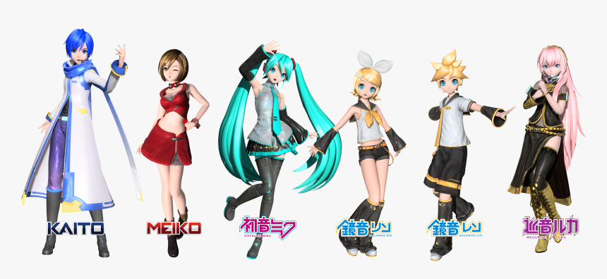 Characters - Hatsune Miku All Characters, HD Png Download, Free Download