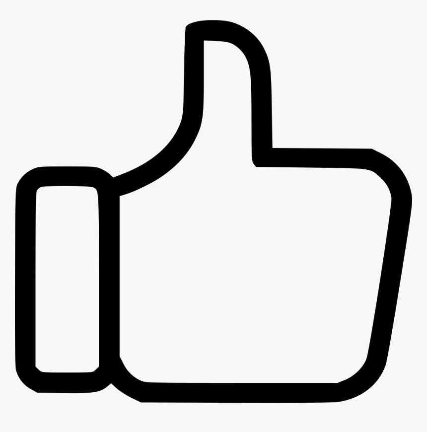 Clip Art Facebook Like Button Computer Icons - Like Facebook Icon Svg, HD Png Download, Free Download