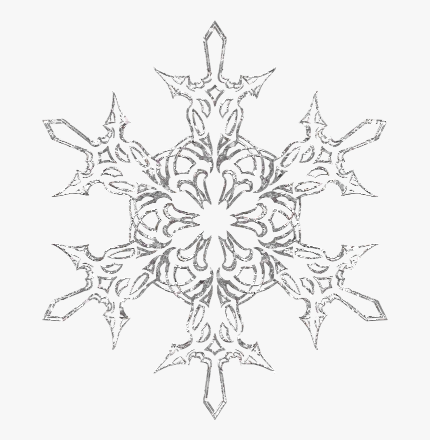 Silver Snowflake Png Download - Transparent Background Cow Png, Png Download, Free Download