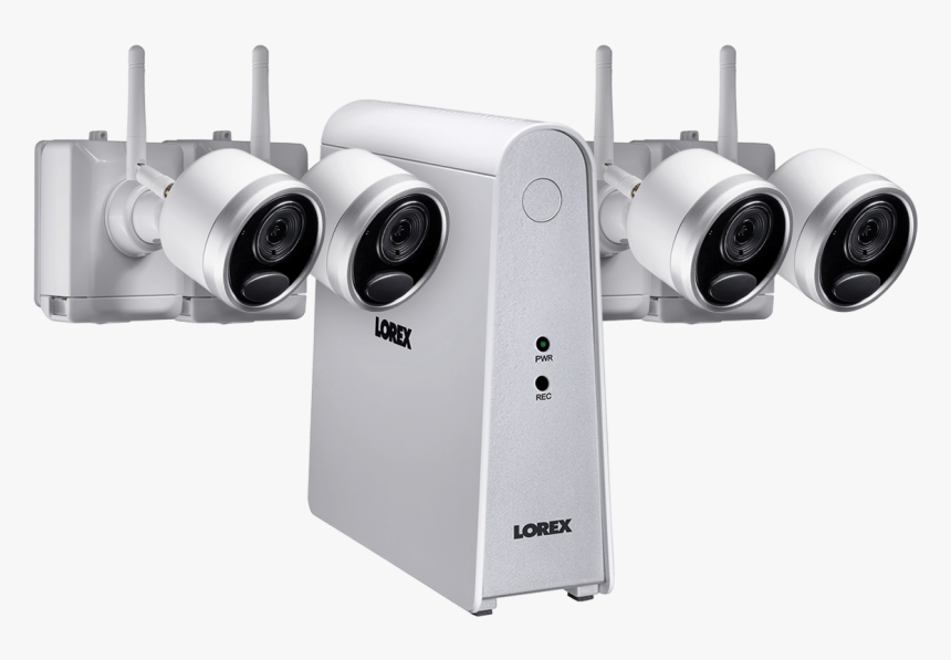 1080p Wireless Camera System With 4 Battery Operated - Lorex 6 Channel, HD Png Download, Free Download
